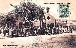 Oued-Imbert- La mairie et l'eglise-1931